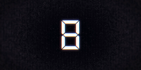 10秒倒计时动画视频素材免费下载 4K超高清分辨率3840*2160