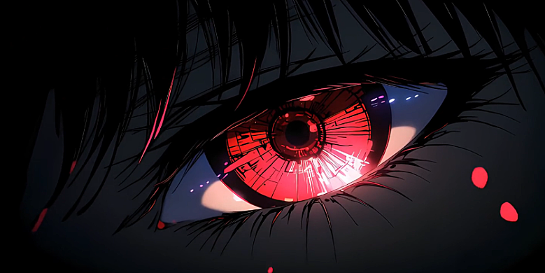 红色的眼睛特写 电脑动态壁纸4K高清视频分辨率3840*2160免费下载
